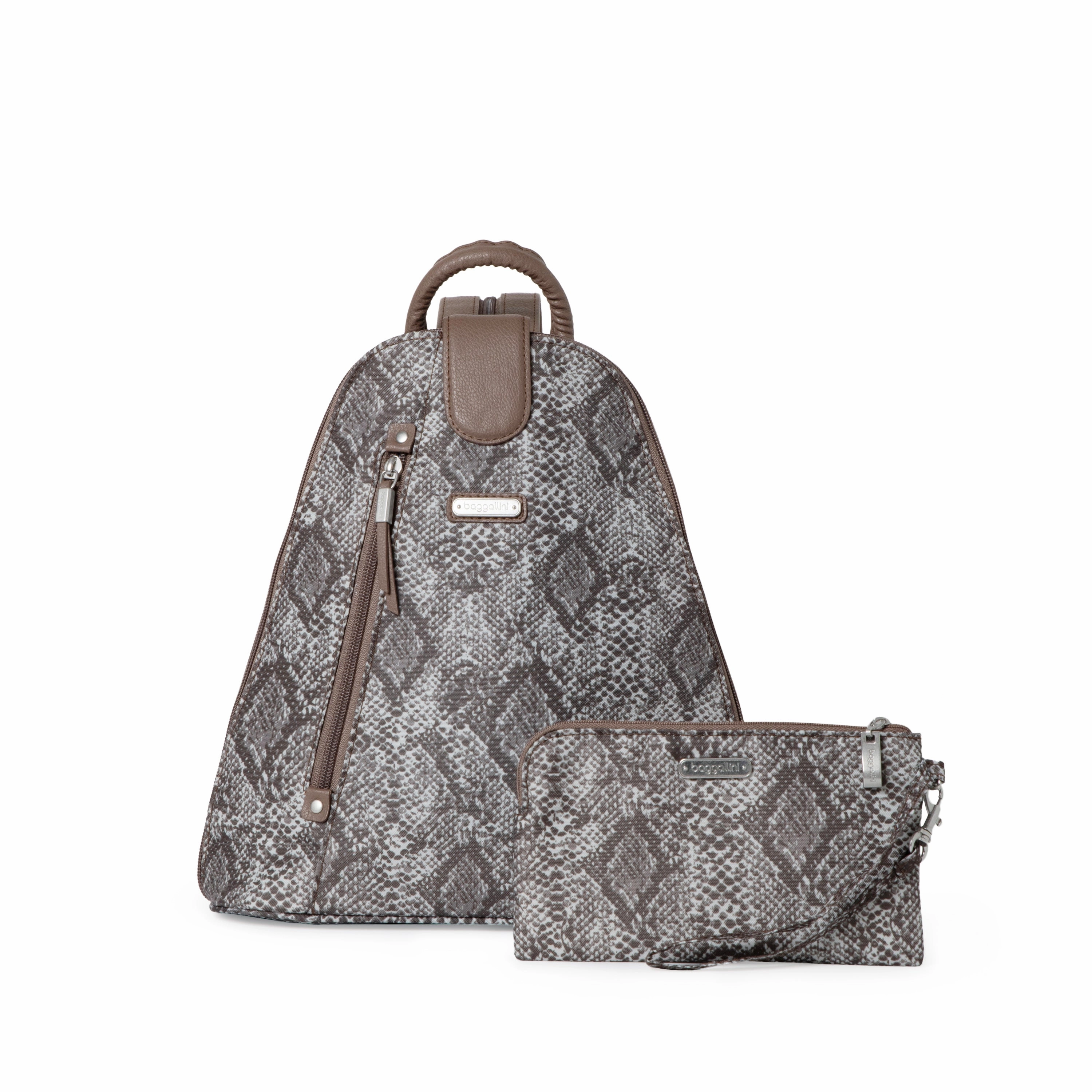 baggallini Women's Metro Backpack with RFID Phone Wristlet