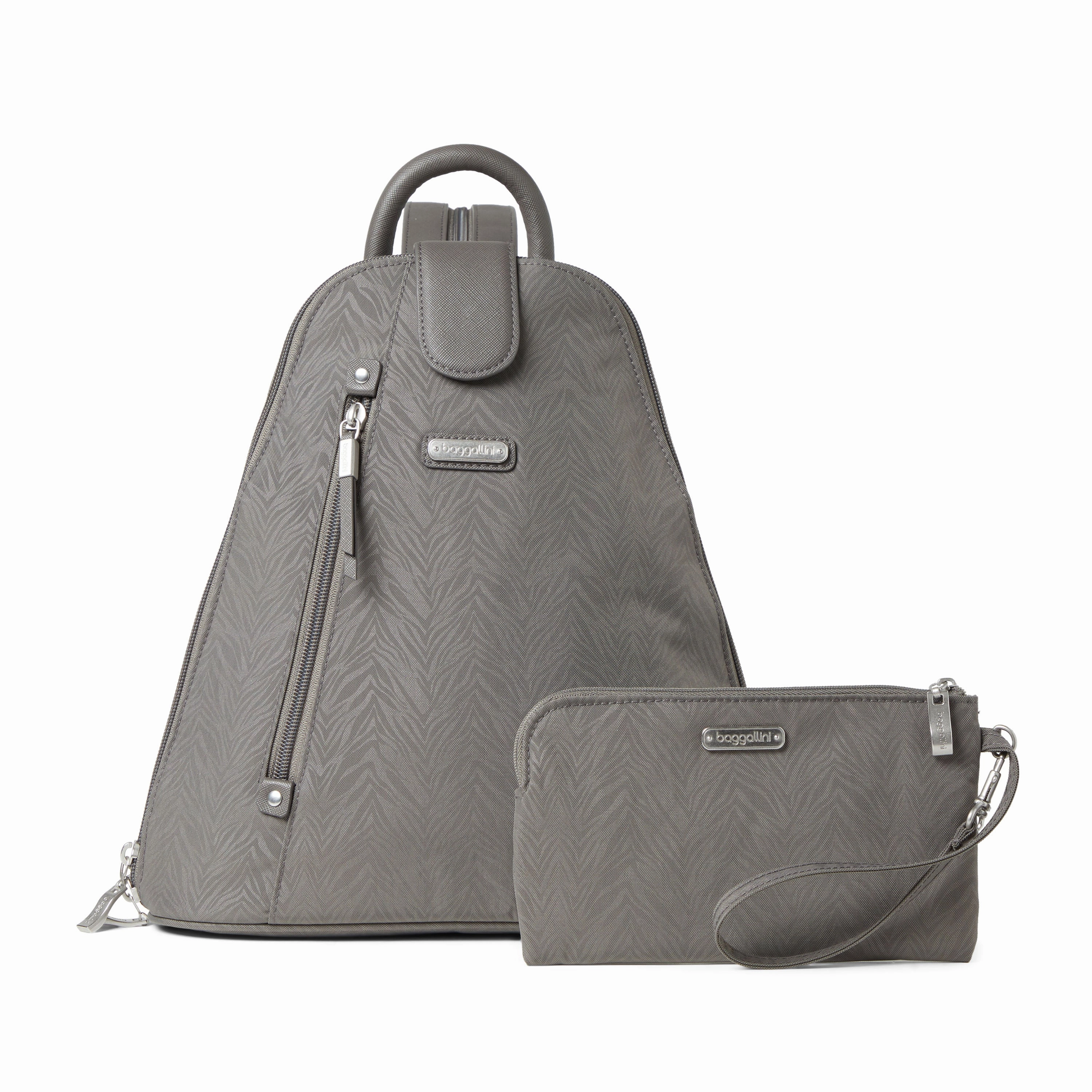 baggallini Women's Metro Backpack with RFID Phone Wristlet
