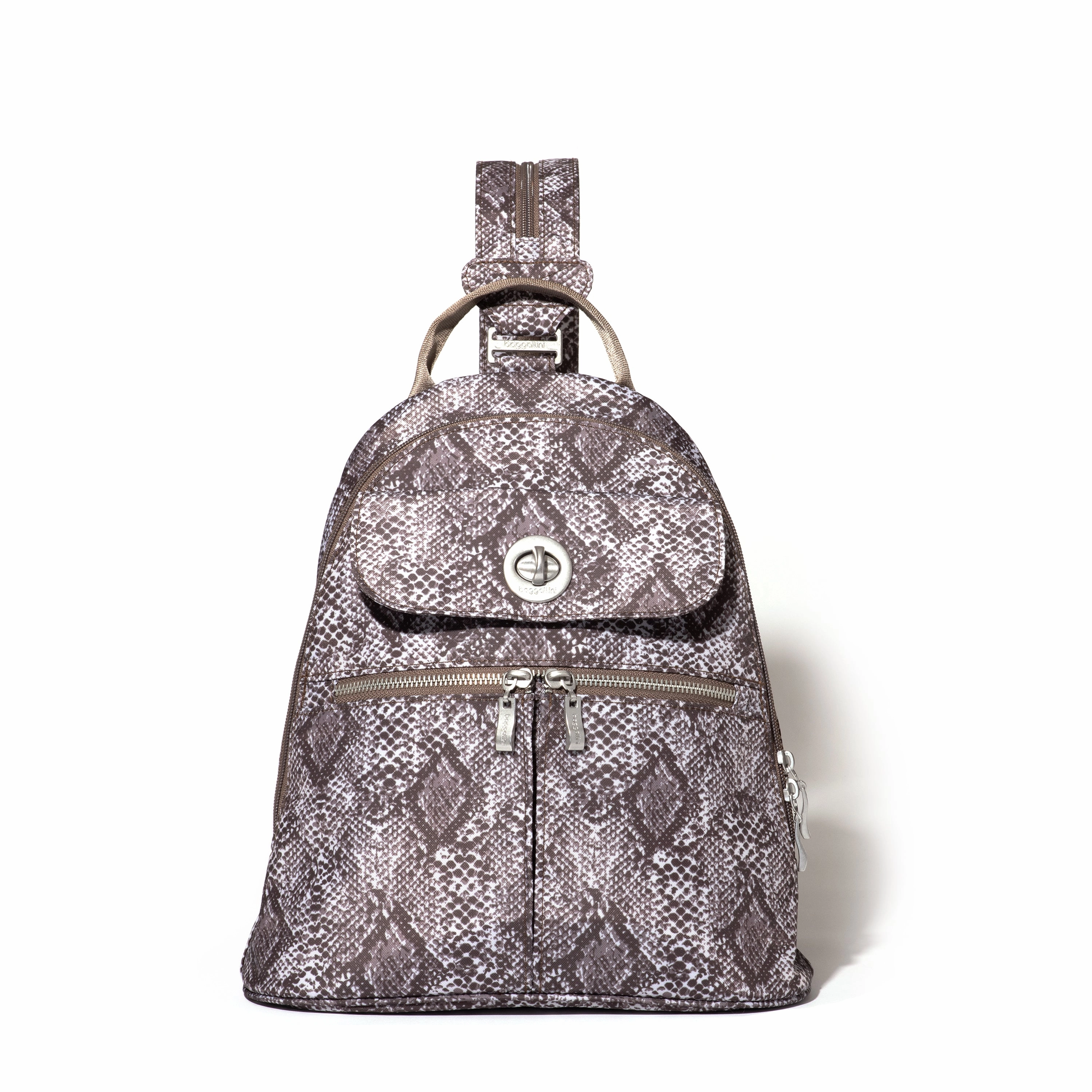 baggallini Women's Naples Convertible Sling Backpack