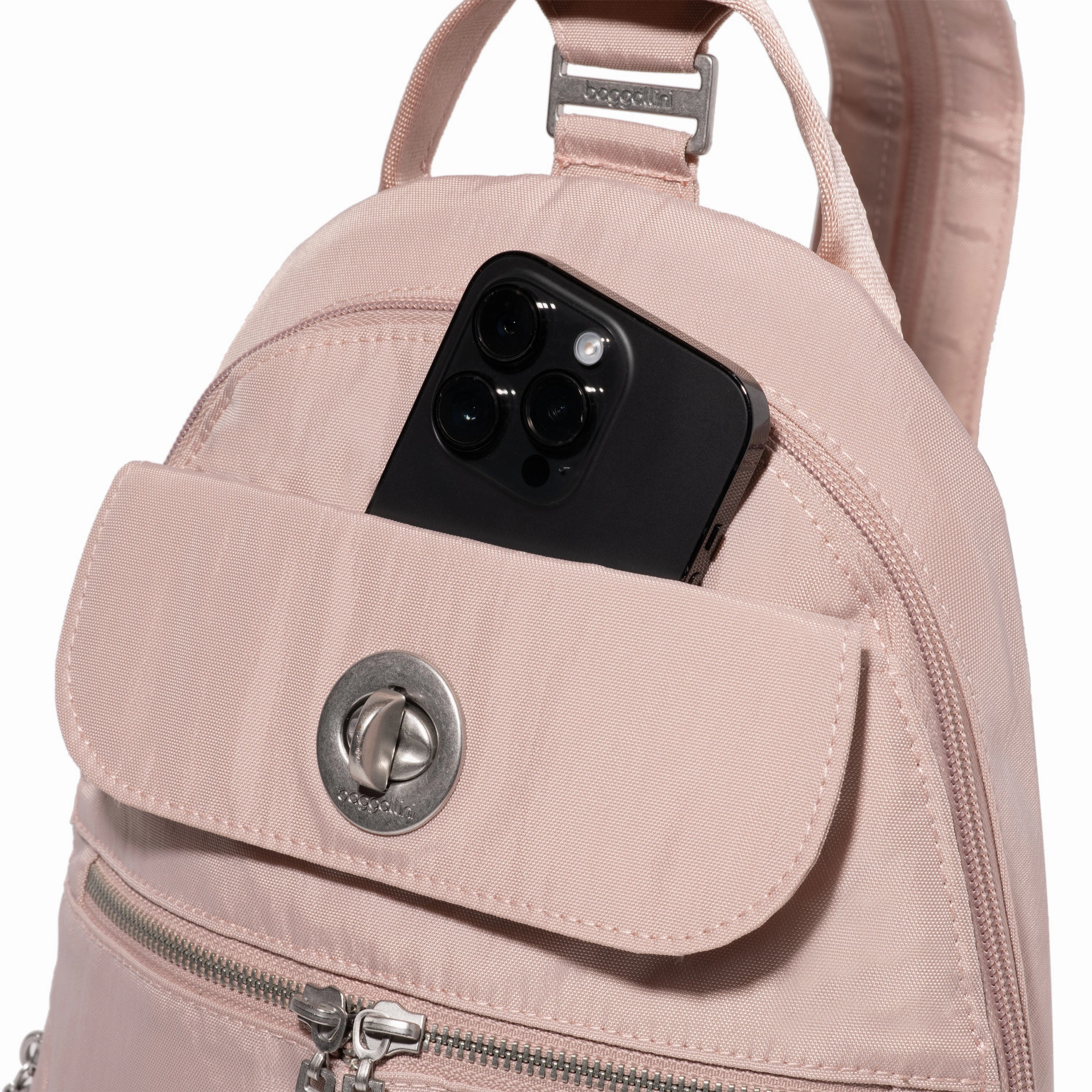 baggallini Women's Naples Convertible Sling Backpack