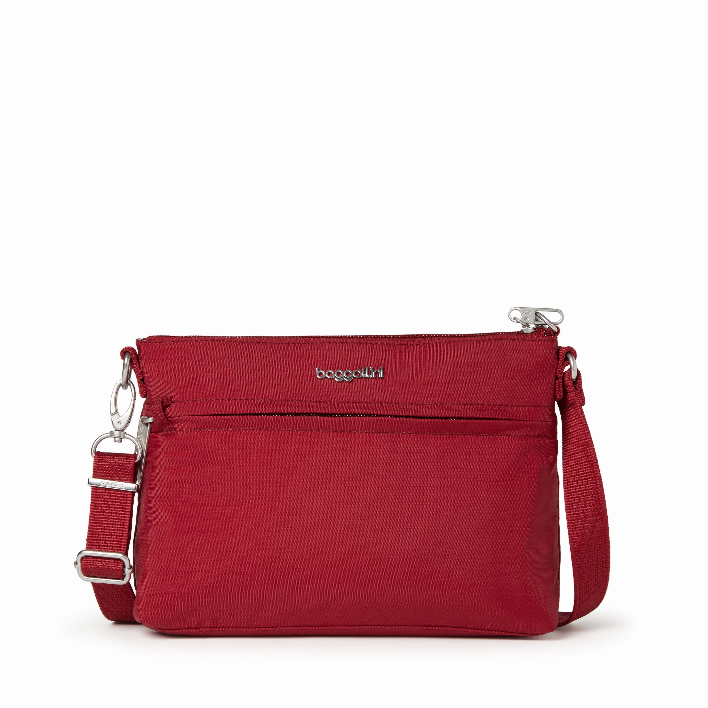 baggallini Women's Securtex Anti-Theft Memento Crossbody Bag