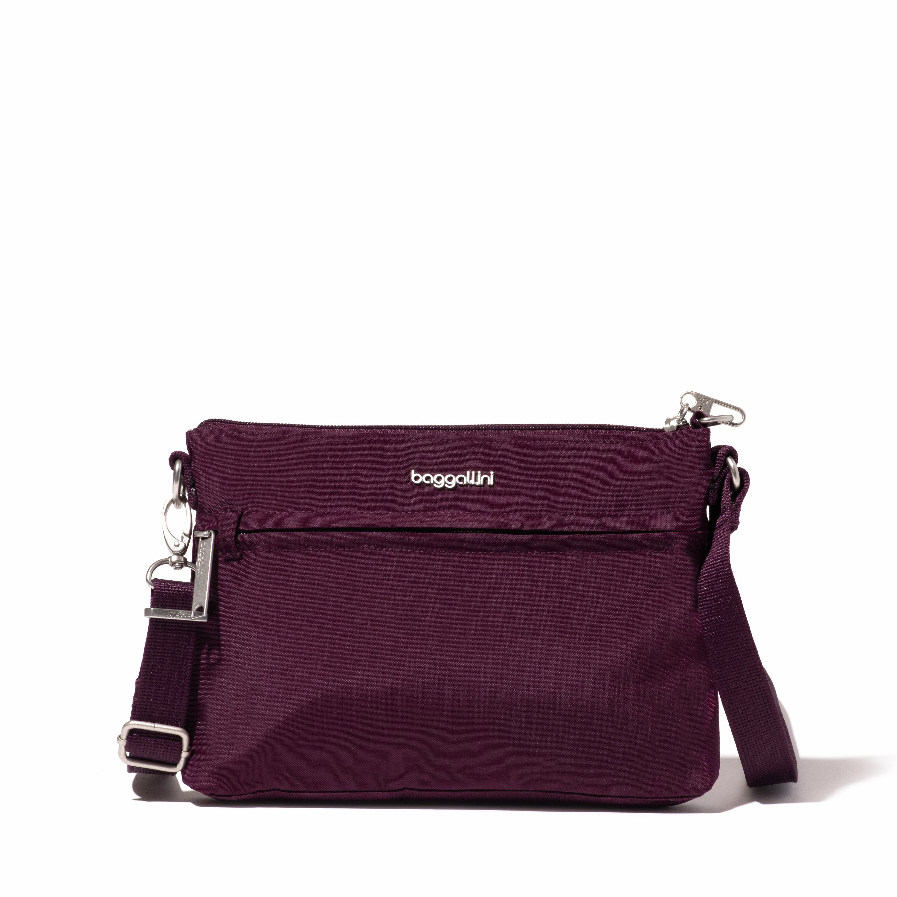 baggallini Women's Securtex Anti-Theft Memento Crossbody Bag