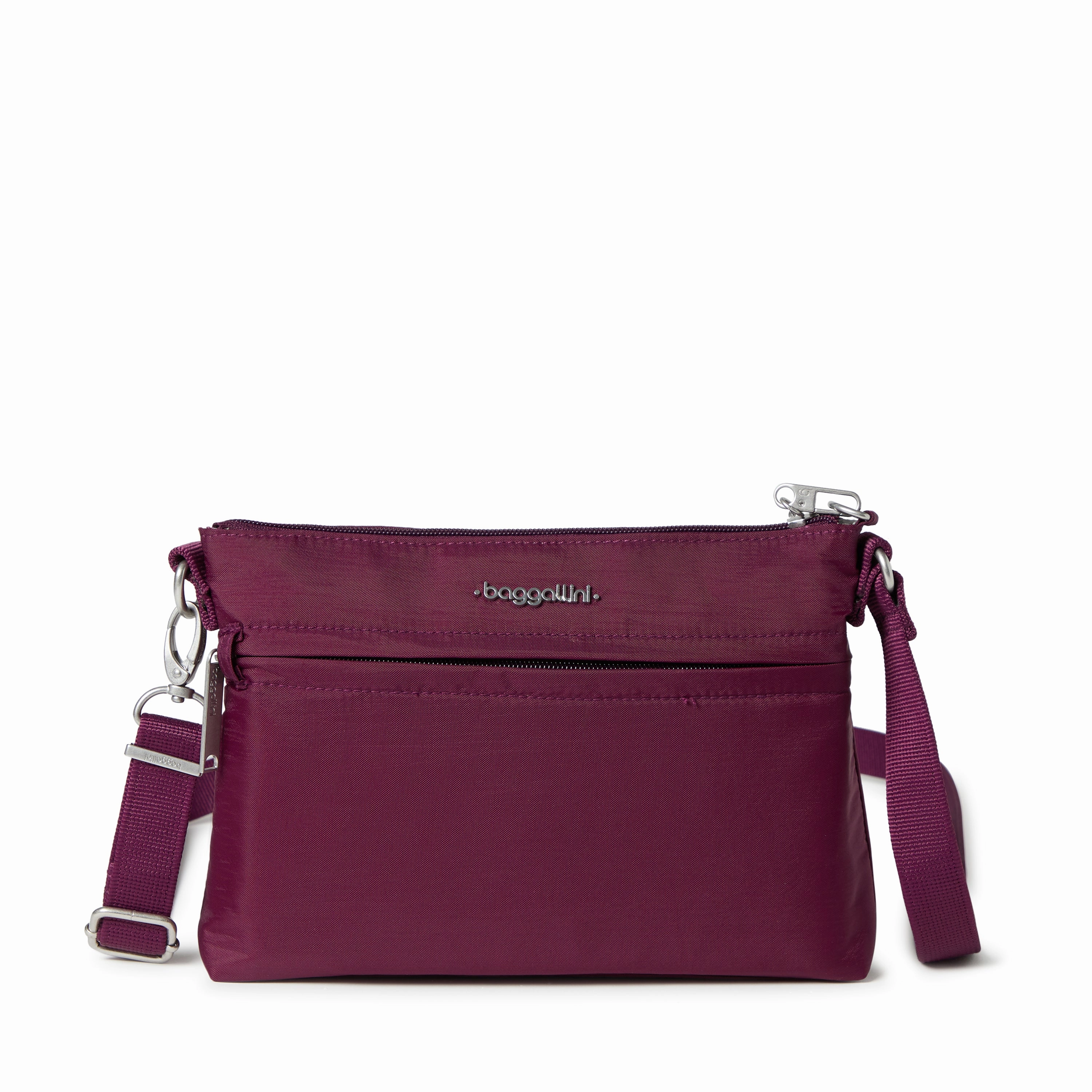 baggallini Women's Securtex Anti-Theft Memento Crossbody Bag