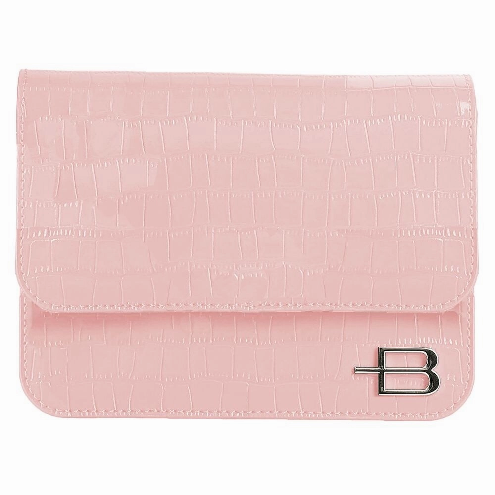 Baldinini Trend Chic Python Print Calfskin Women's Clutch
