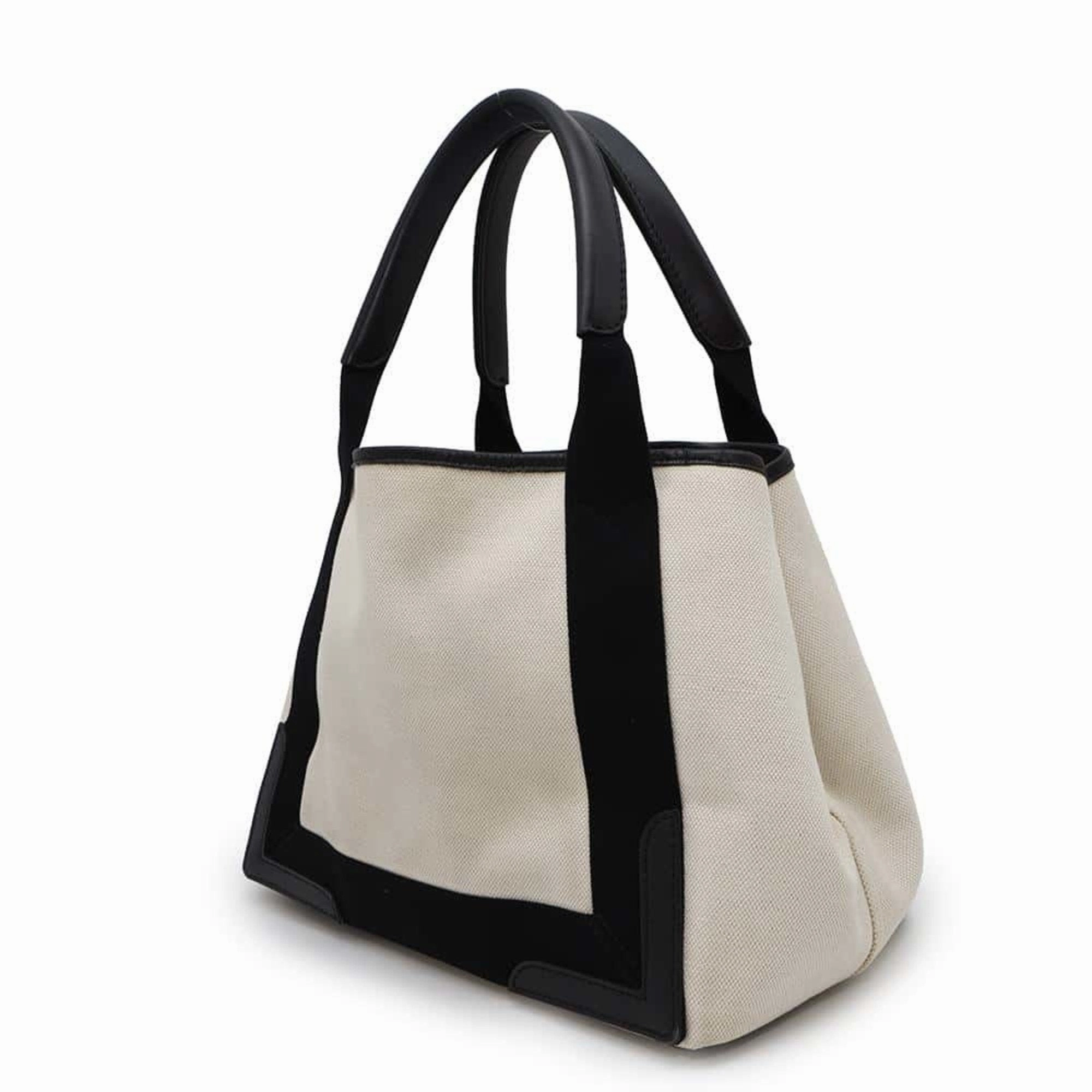 Balenciaga Canvas Leather Tote Bag (Pre-Owned)