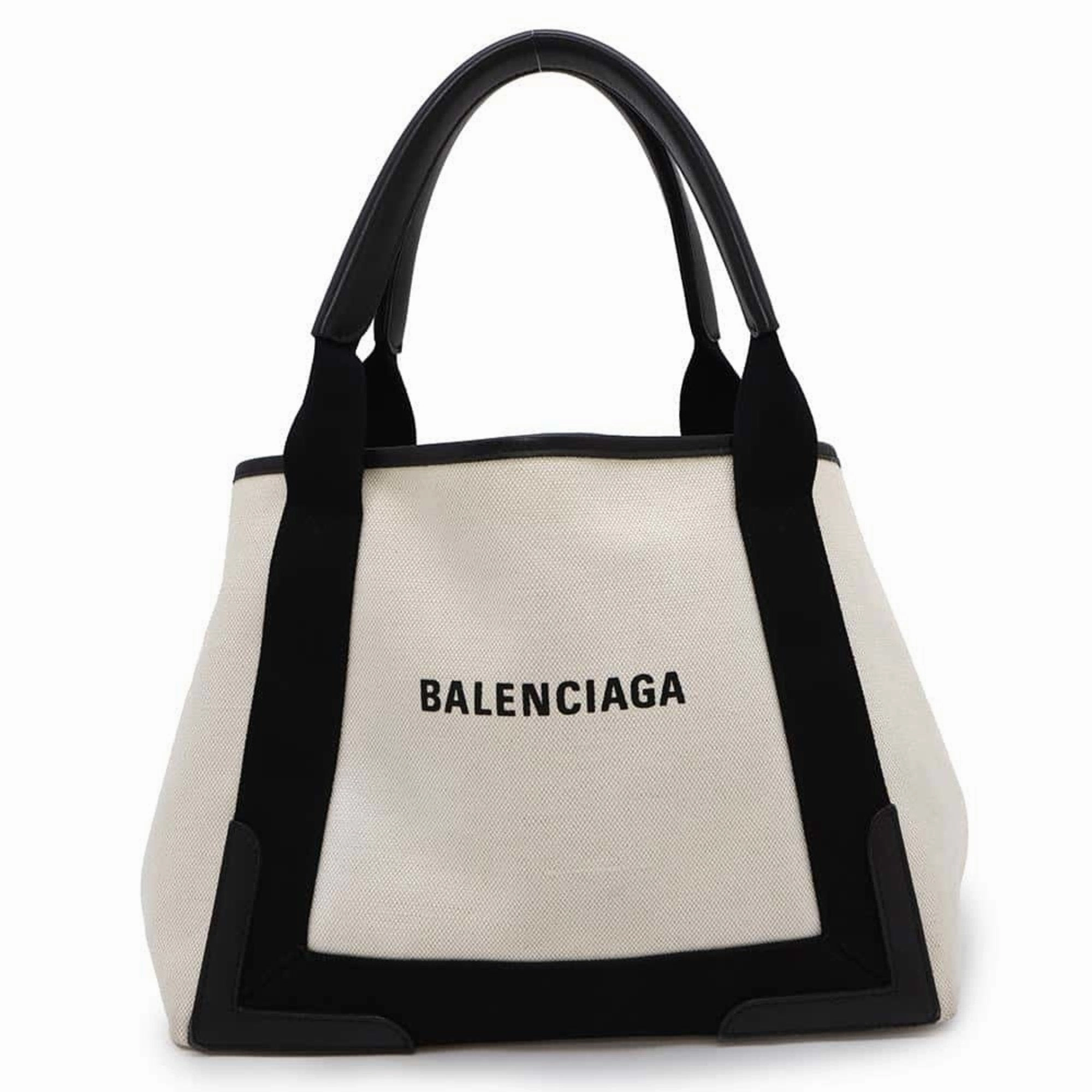 Balenciaga Canvas Leather Tote Bag (Pre-Owned)