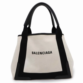 Balenciaga Canvas Leather Tote Bag (Pre-Owned)