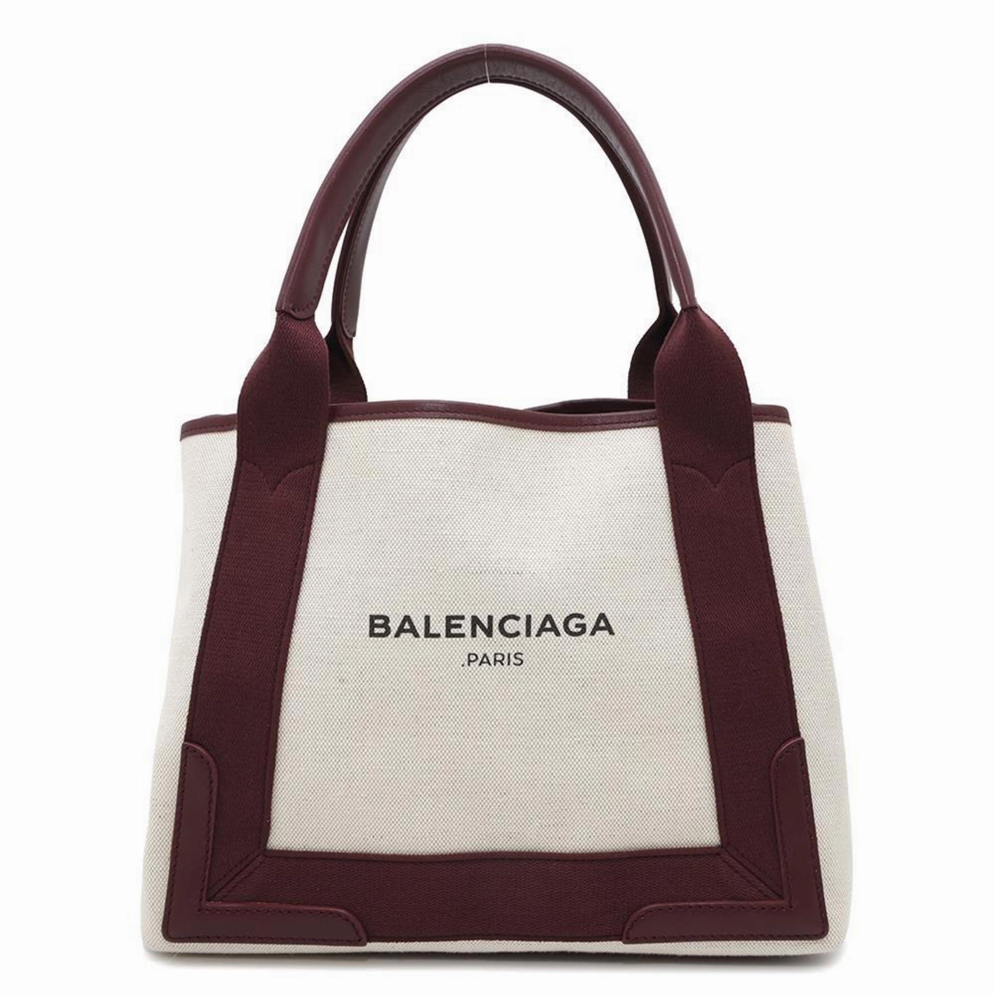 Balenciaga Canvas Leather Tote Bag (Pre-Owned)