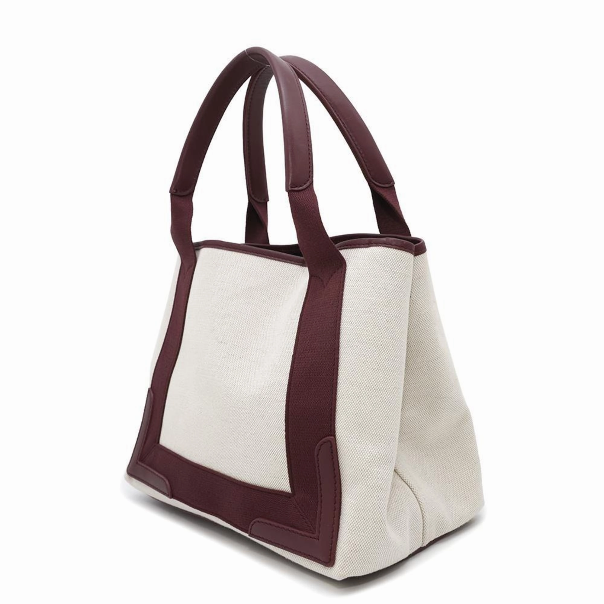 Balenciaga Canvas Leather Tote Bag (Pre-Owned)