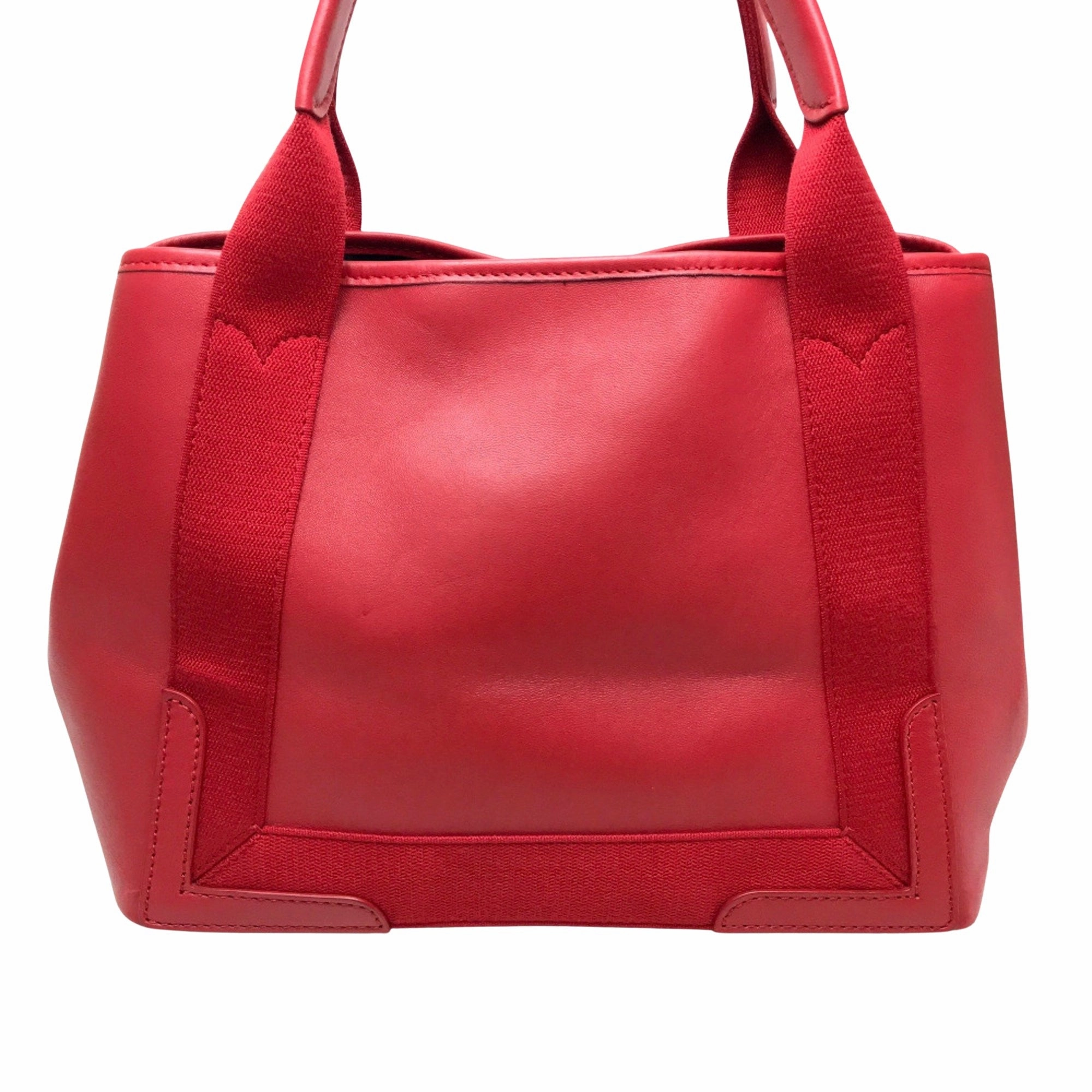 Balenciaga Navy Cabas Leather Tote Bag (Pre-Owned)