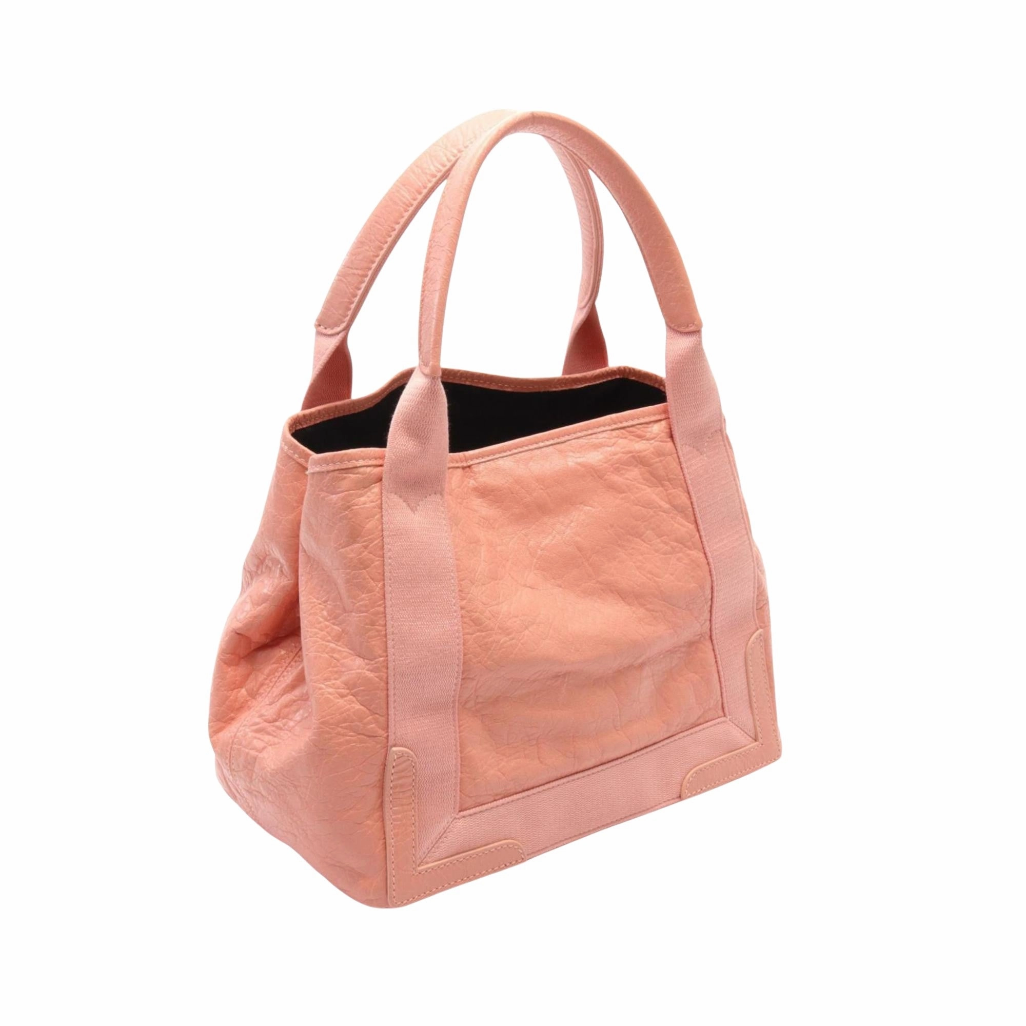 Balenciaga Navy Cabas Leather Tote Bag (Pre-Owned)