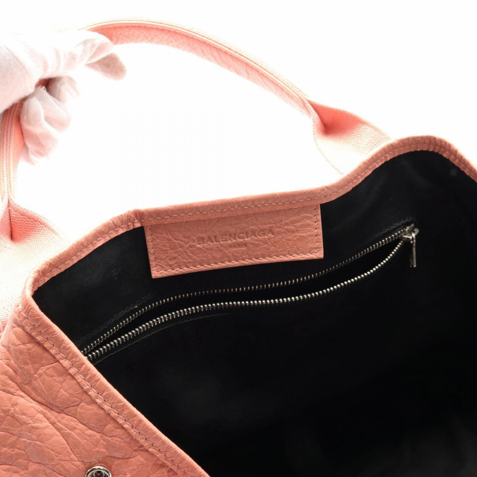 Balenciaga Navy Cabas Leather Tote Bag (Pre-Owned)