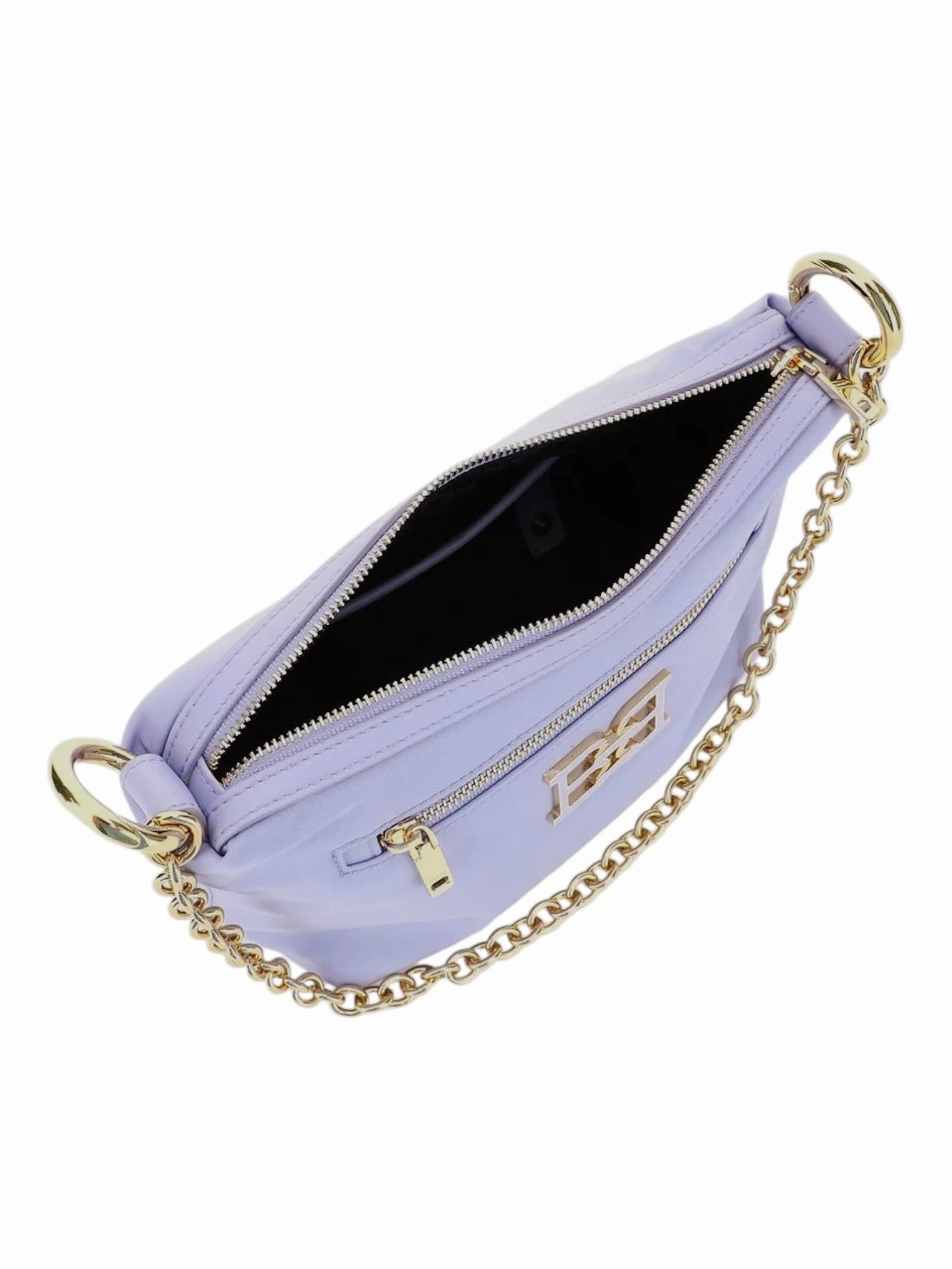 Bally Eyfel 6301342 Women's Lavender Logo-Plaque Crossbody Bag