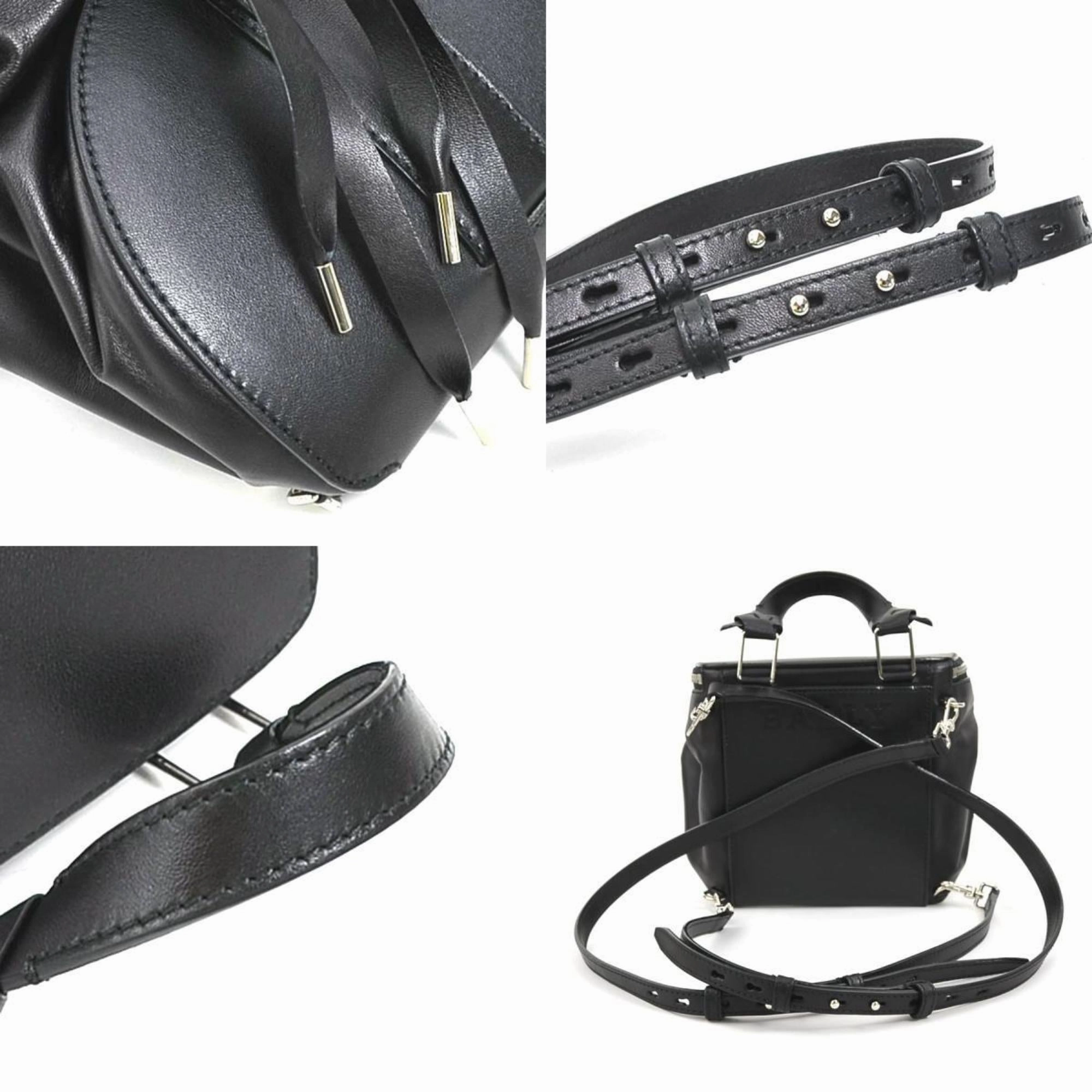 Bally  Leather Backpack (Pre-Owned)