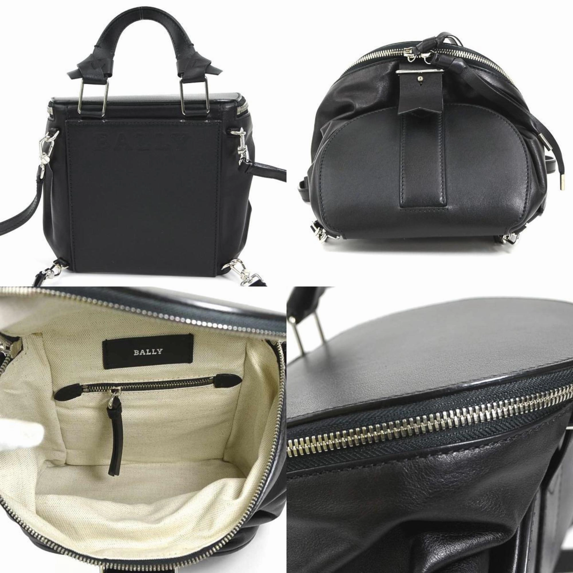 Bally  Leather Backpack (Pre-Owned)