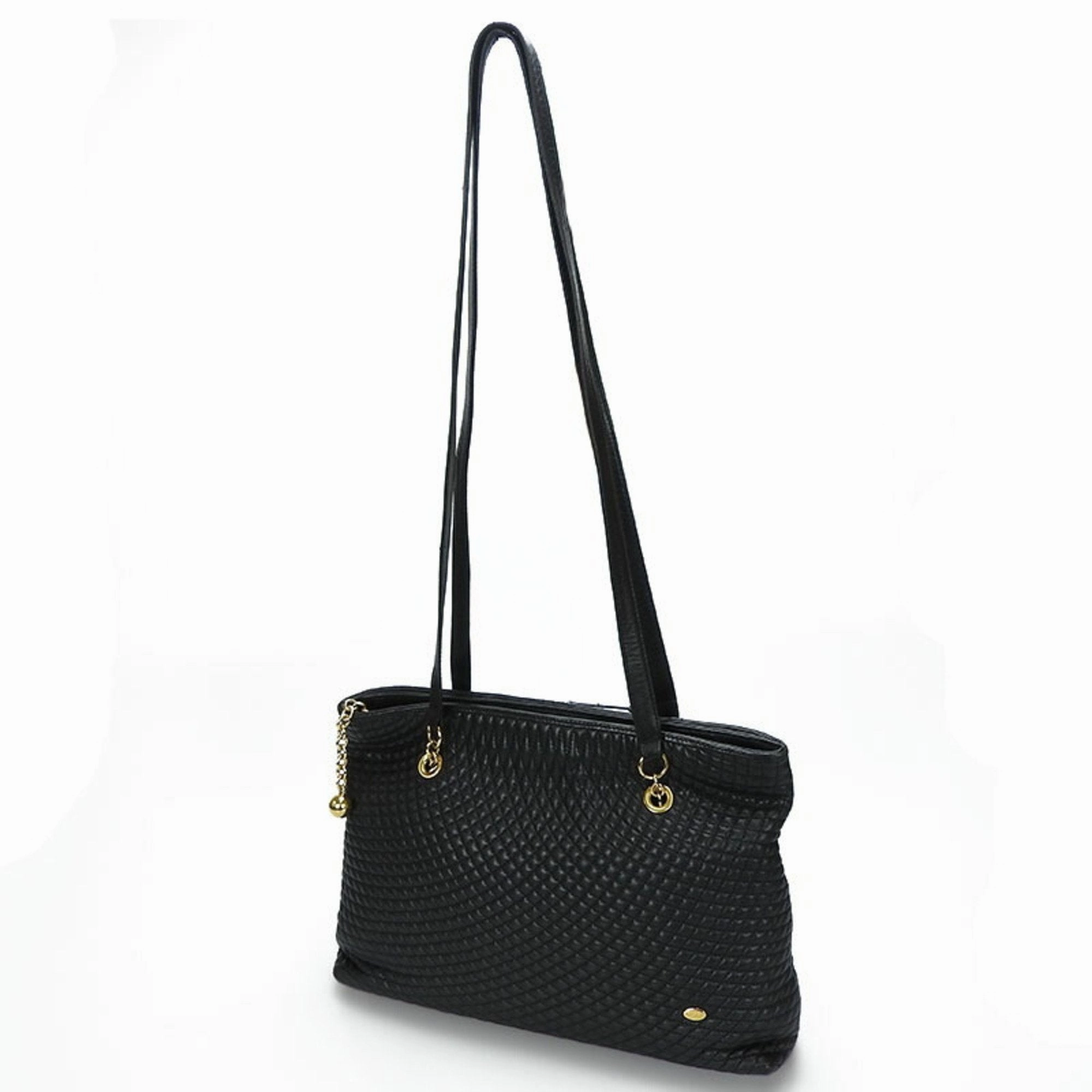 Bally  Leather Shoulder Bag Tote Bag (Pre-Owned)