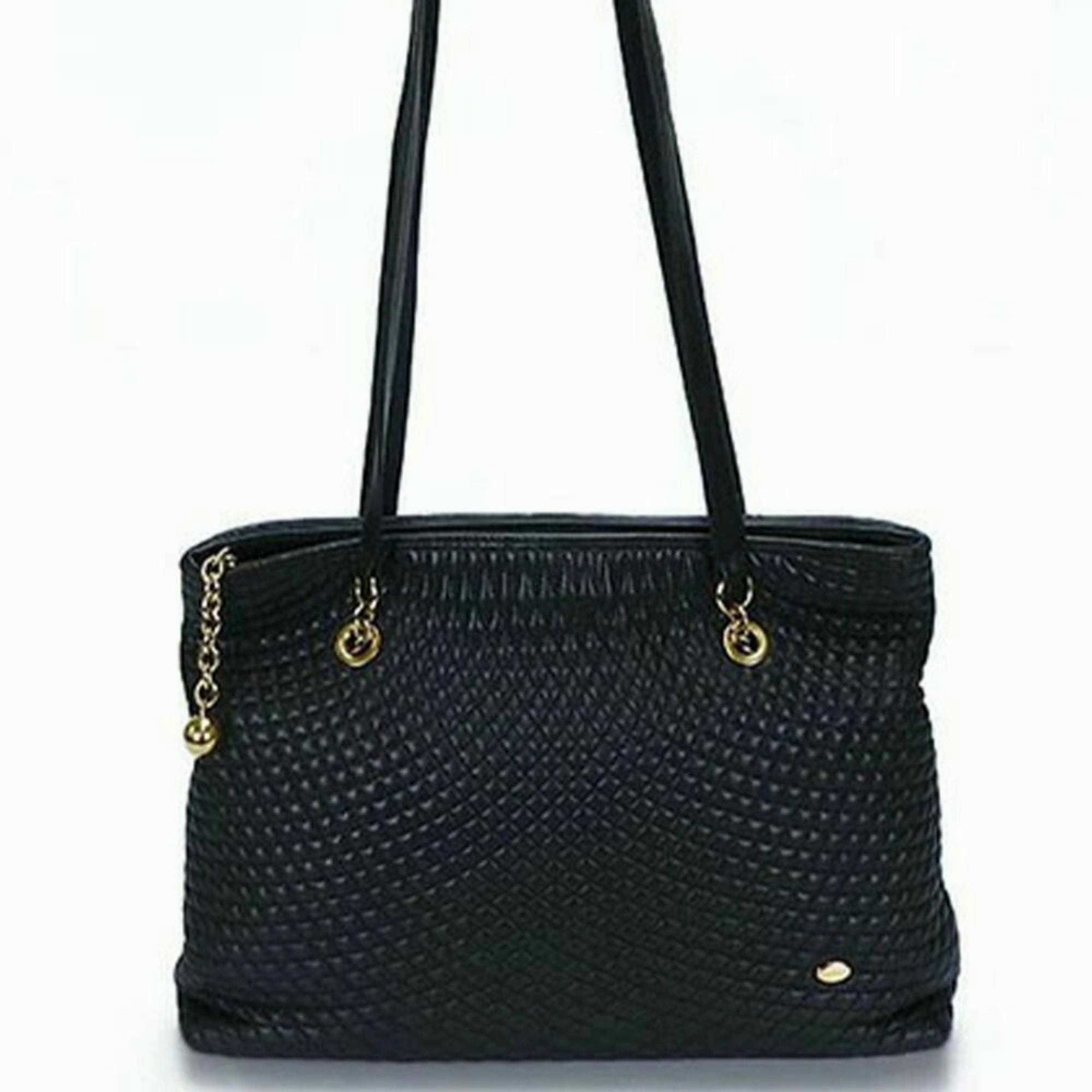 Bally  Leather Shoulder Bag Tote Bag (Pre-Owned)
