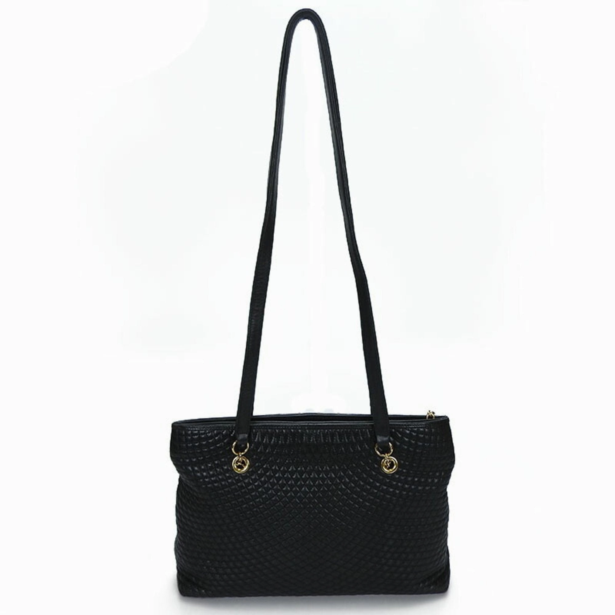 Bally  Leather Shoulder Bag Tote Bag (Pre-Owned)