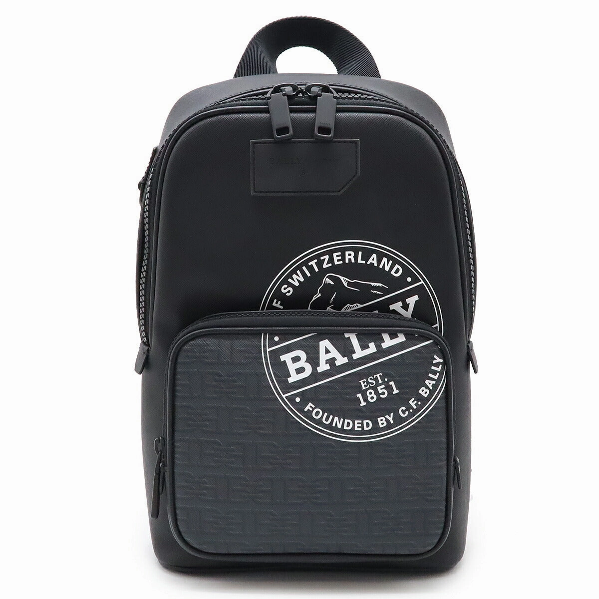Bally SIHORN Coated Canvas Leather Sling Bag