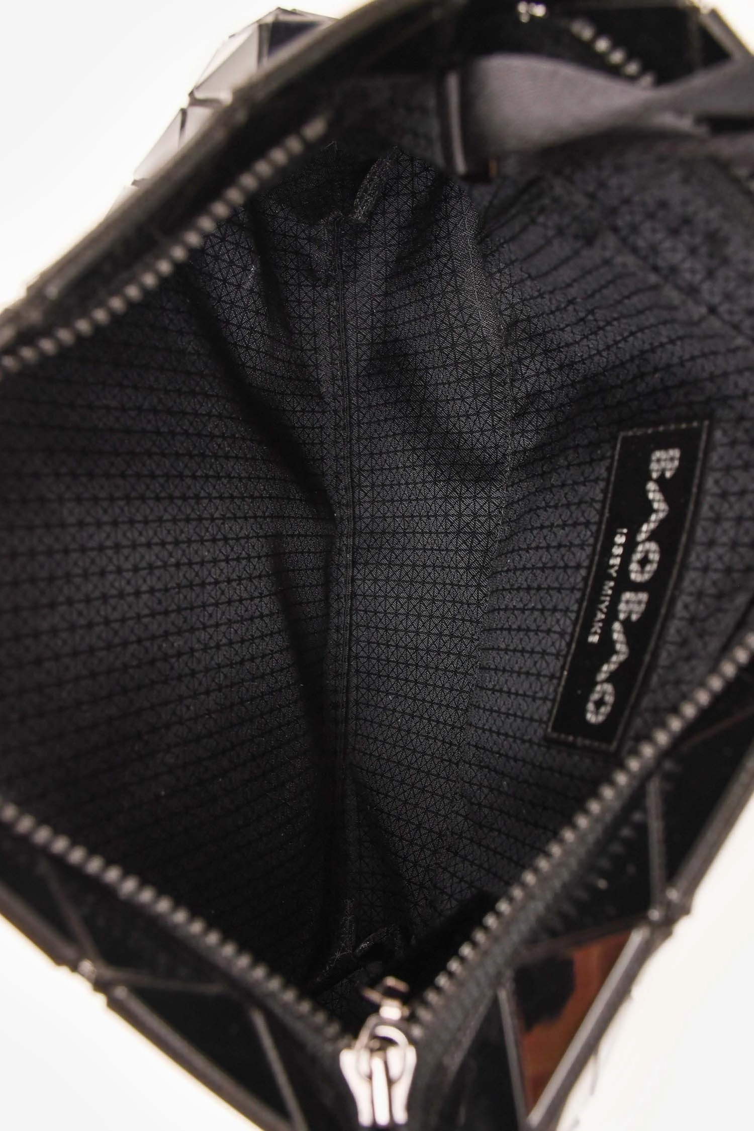 Bao Bao Issey Miyake Black Geometric Crossbody Bag