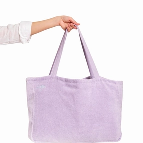 Beach And Pool Tote Bag In Lilac