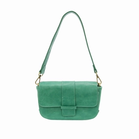 Becca Baguette Convertible Crossbody In Turquoise