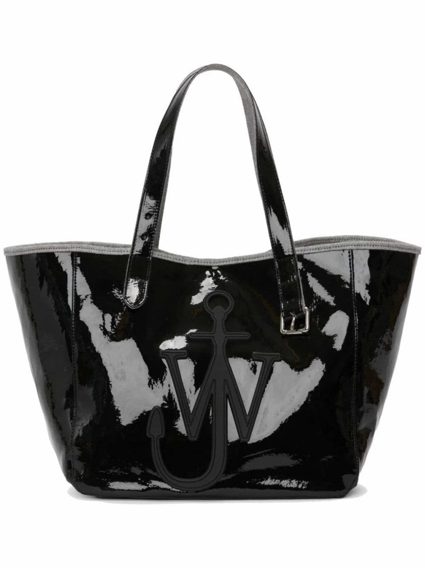 Belt Coated-Finish Denim Tote Bag