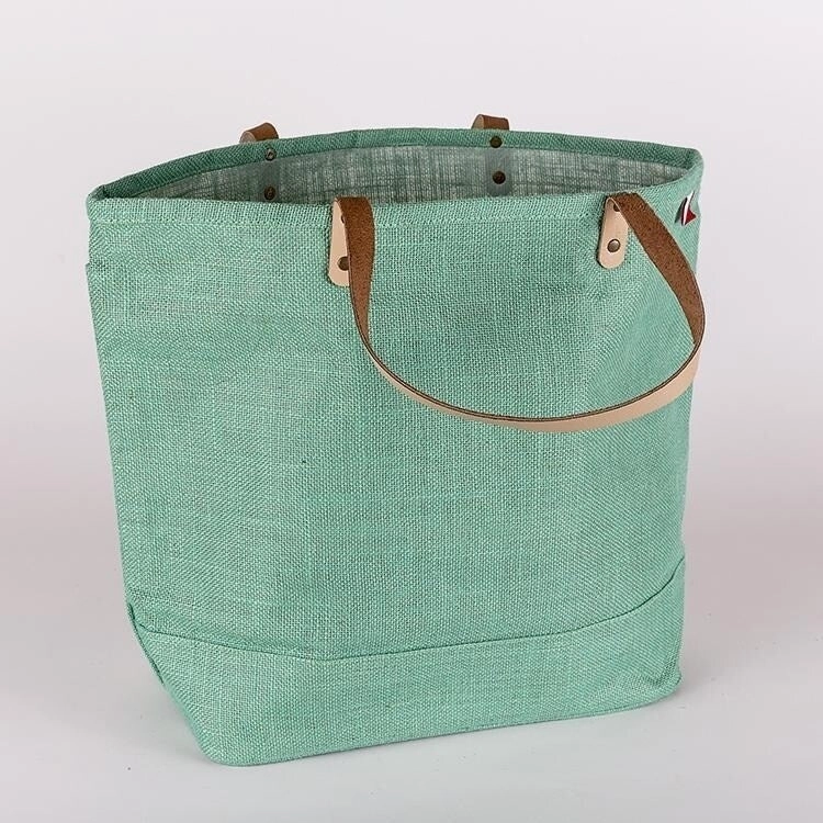 Big Jute Colored Tote Bags - 21 x 16 x 8
