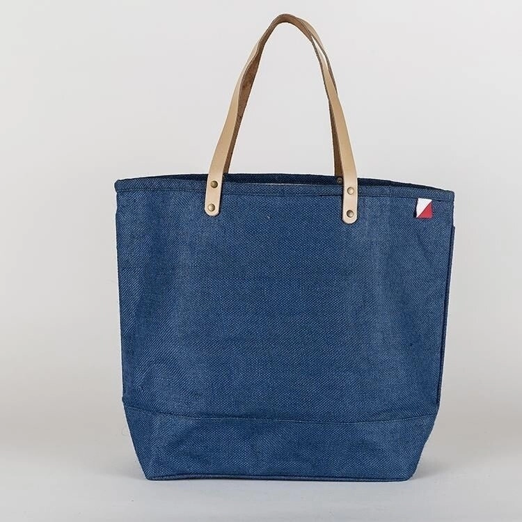 Big Jute Colored Tote Bags - 21 x 16 x 8