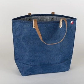 Big Jute Colored Tote Bags - 21 x 16 x 8
