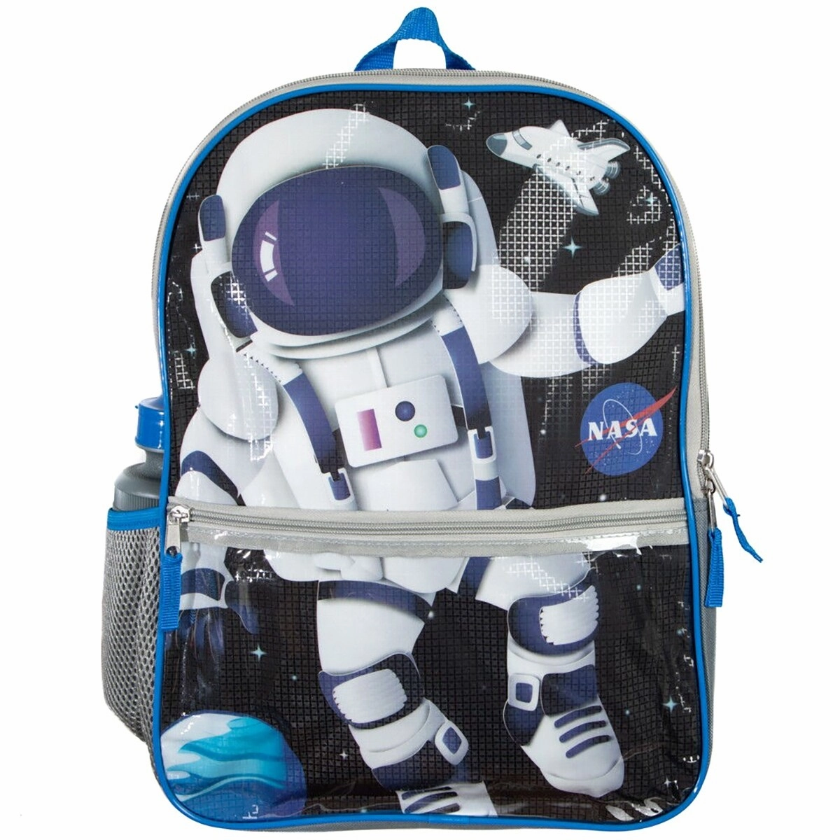 Bioworld Nasa Astronaut Accessories 3-Piece Mega Set 16" Kids Backpack One Size - One Size