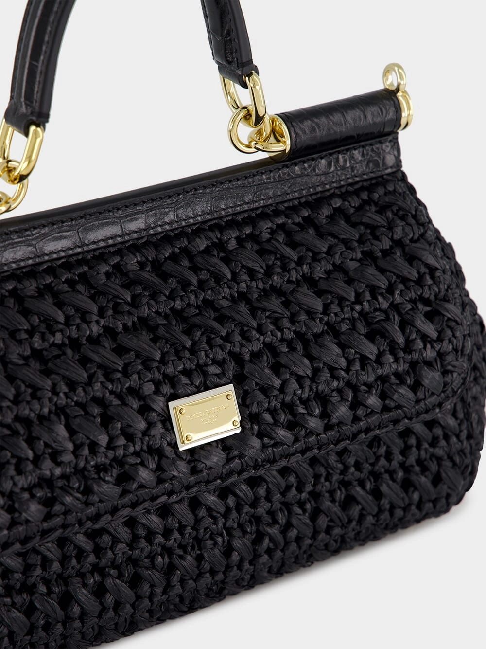 Black Crochet Sicily Bag