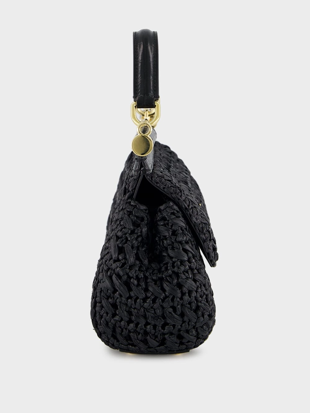 Black Crochet Sicily Bag