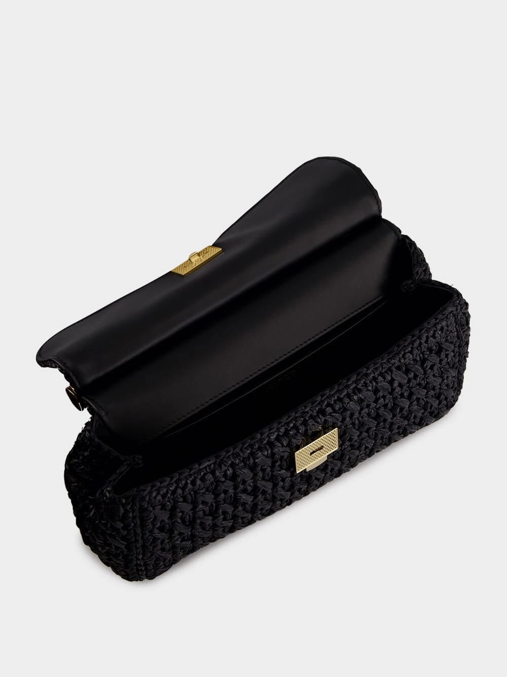 Black Crochet Sicily Bag