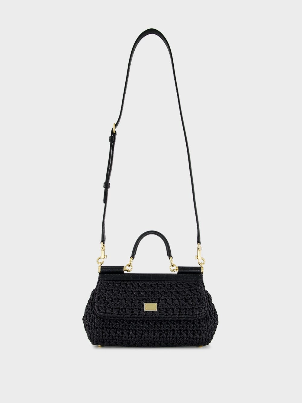 Black Crochet Sicily Bag