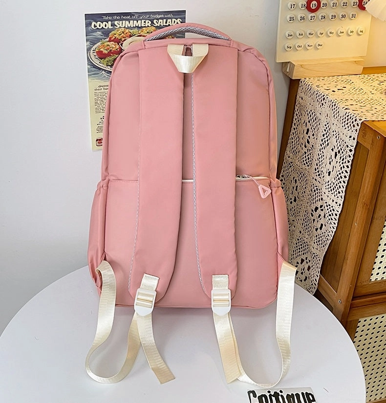 Black Cute Fashion School Backpack 05