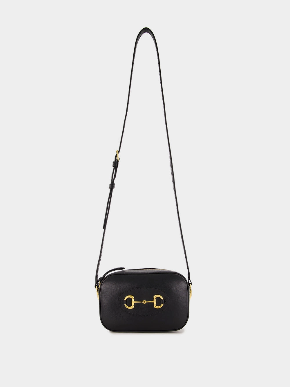 Black Horsebit 1955 Mini Shoulder Bag