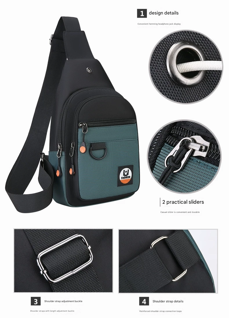Black Messenger Bags Sports Bag Gym Bag 4184