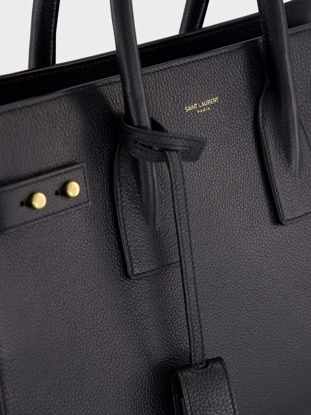 Black Small Sac de Jour in Supple Grained Leather