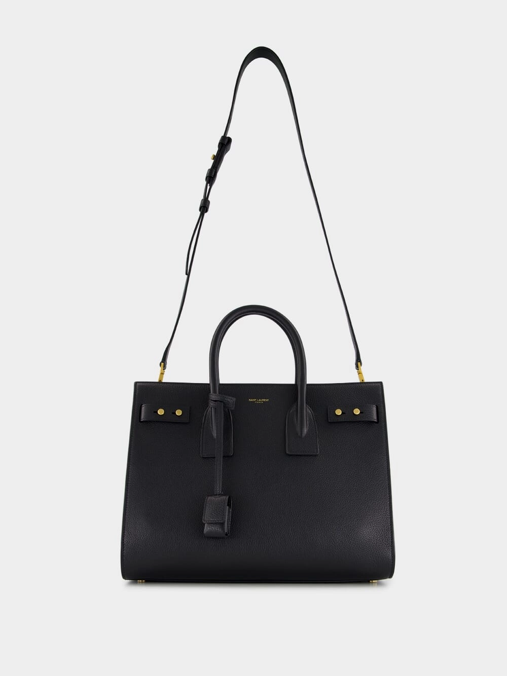 Black Small Sac de Jour in Supple Grained Leather