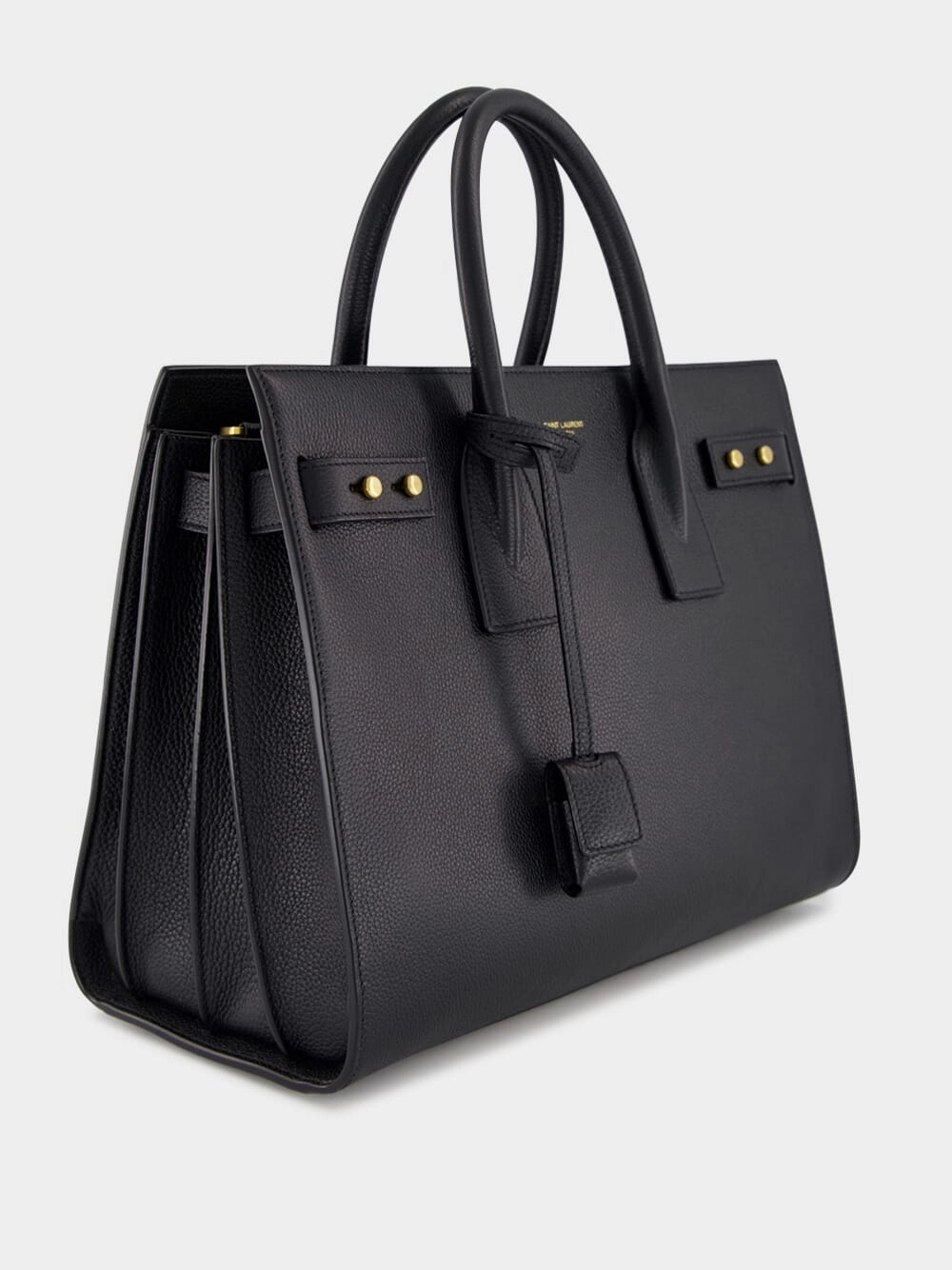 Black Small Sac de Jour in Supple Grained Leather