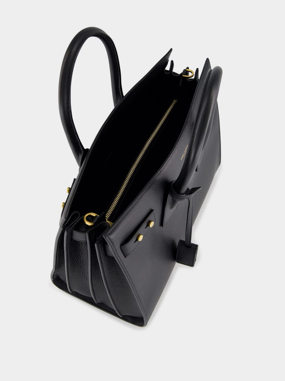 Black Small Sac de Jour in Supple Grained Leather