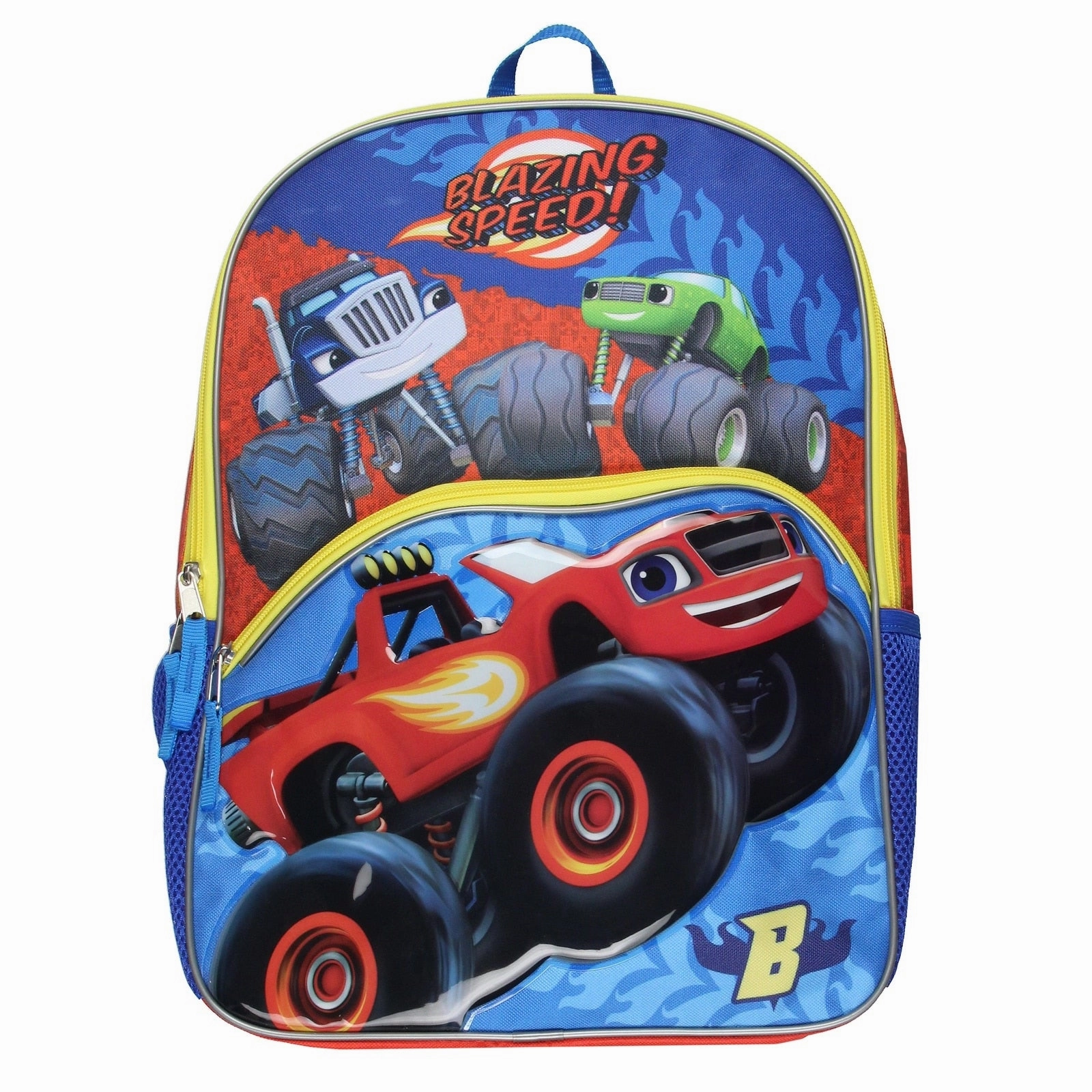 Blaze and the Monster Machines Backpack 3D Blazing Speed School Travel Backpack - One Size