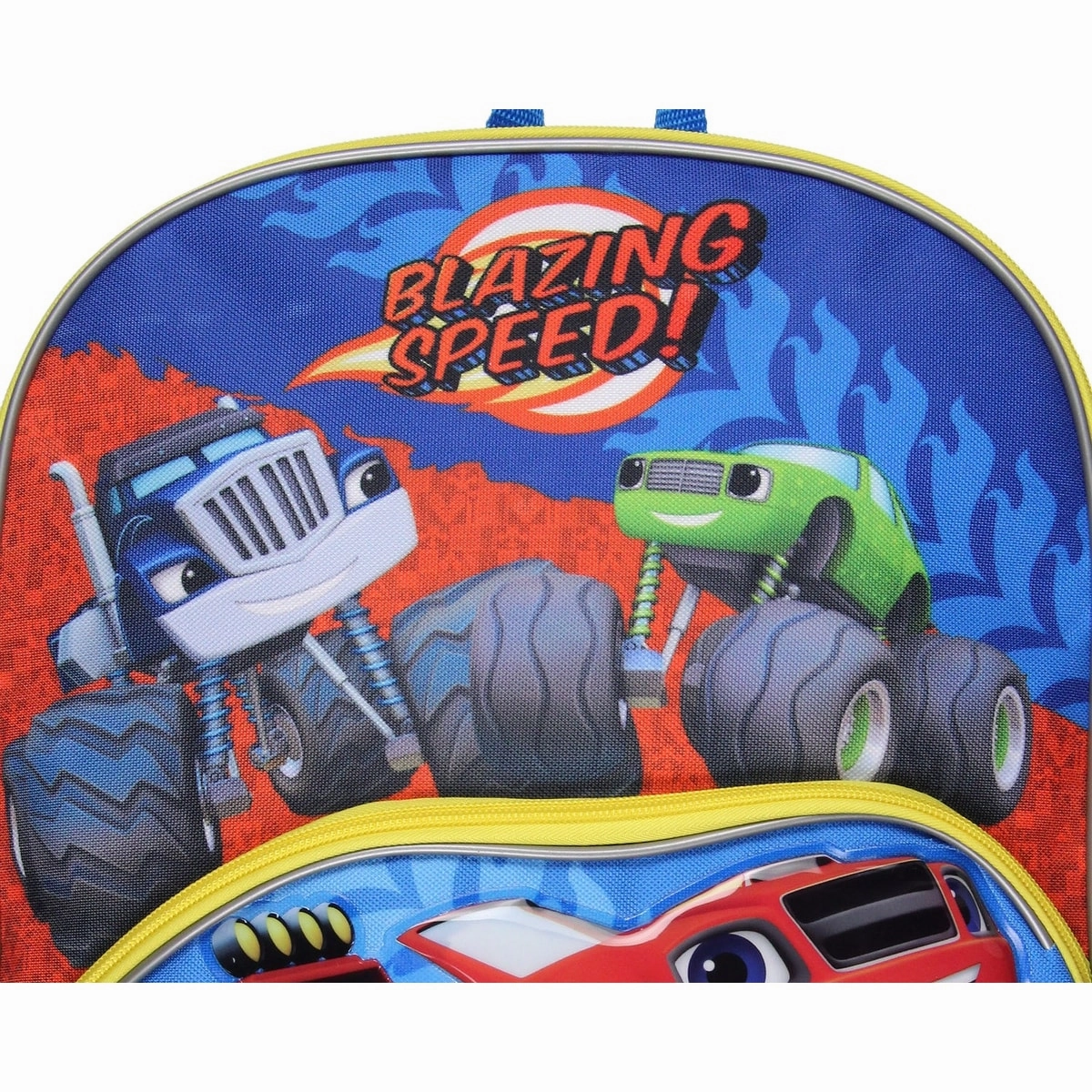 Blaze and the Monster Machines Backpack 3D Blazing Speed School Travel Backpack - One Size