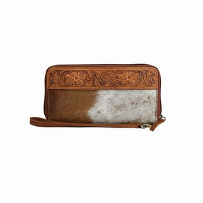 Blazin Roxx Western Wallet Womens Kimberly Card Slots Brown N770011102 - 4 x 7 3/4 x 1
