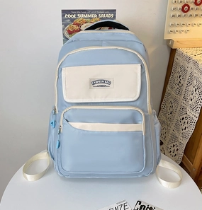 Blue Cute Fashion School Backpack 05
