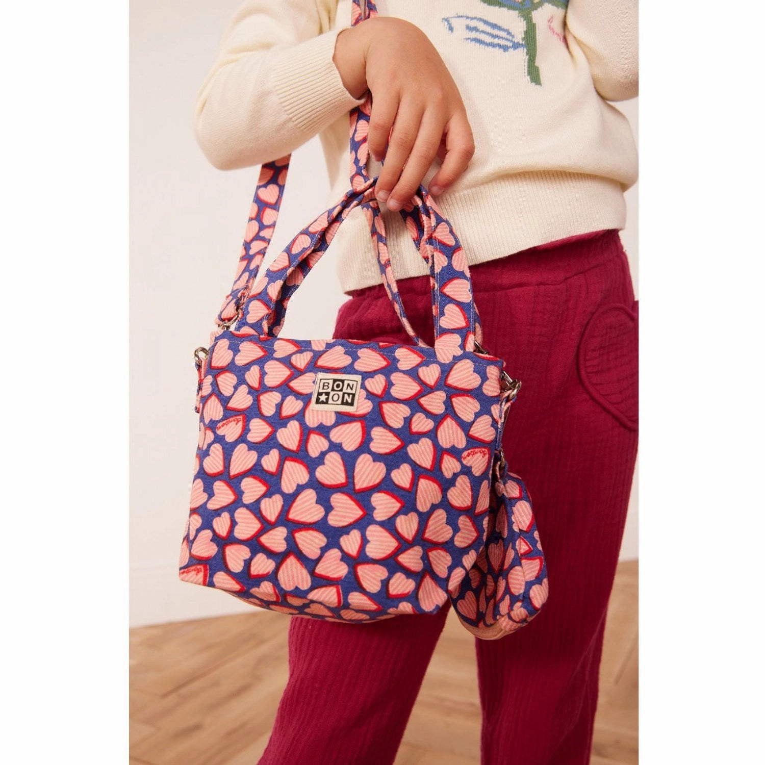 BONTON Imp Coeur Bleu Chlo Bag