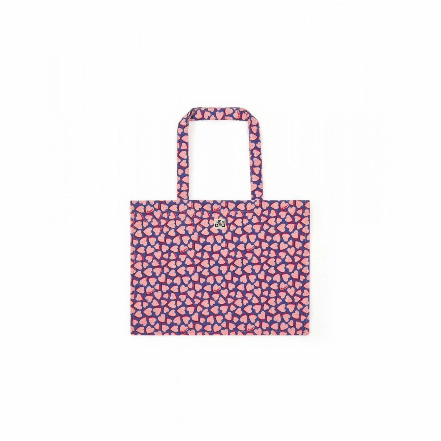 BONTON Imp Coeur Bleu Mini Tote Bag
