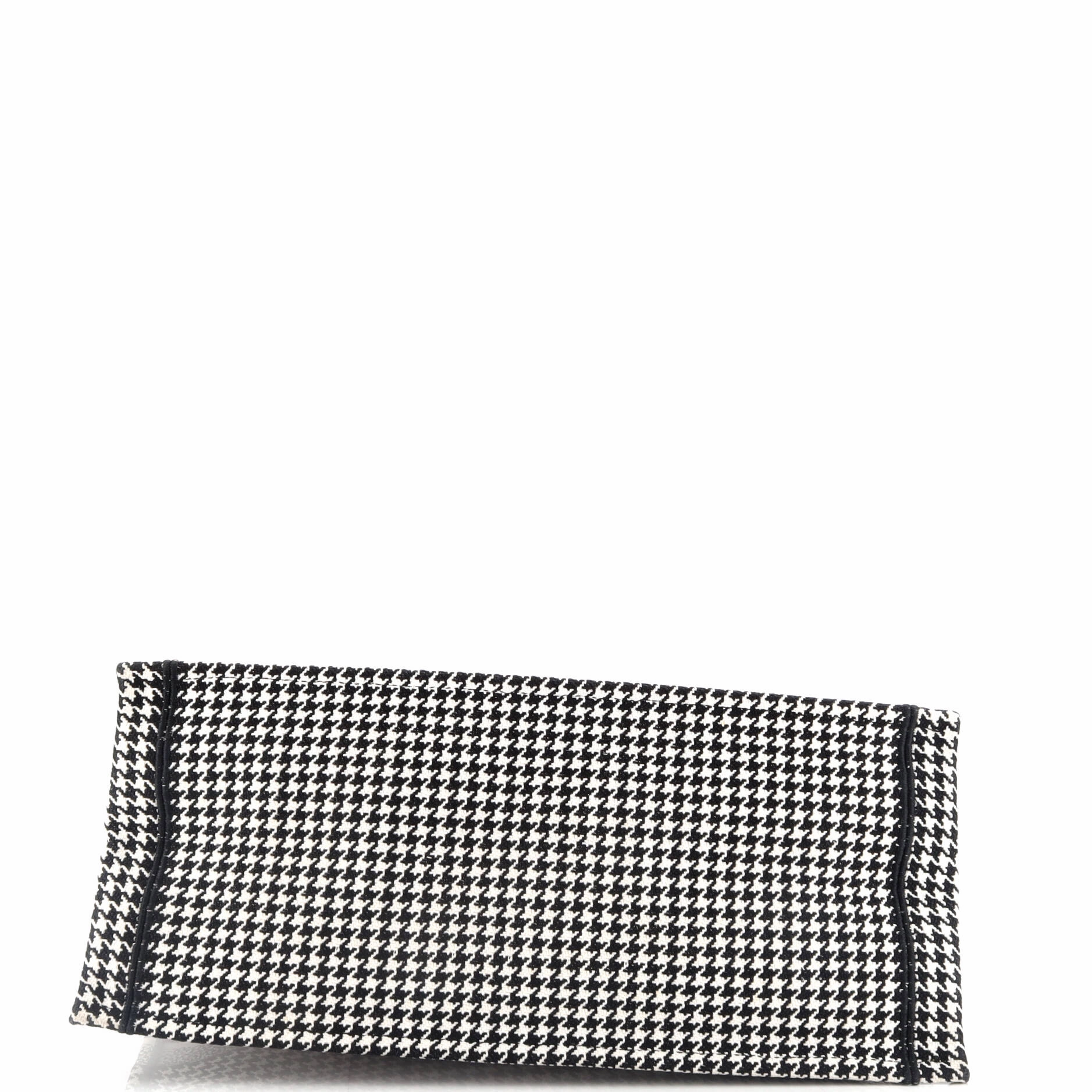 Book Tote Houndstooth Canvas Large