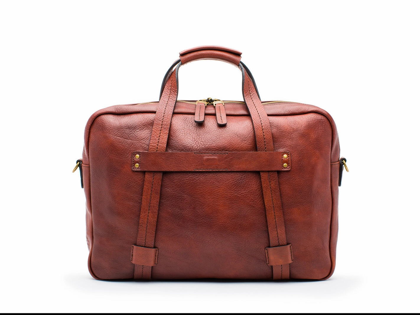 Bosca Canvas/Washed Bag Top Zip Laptop Bag